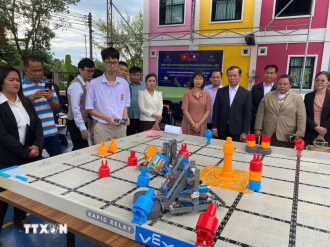 Champasak hosts first Vietnam-Laos Friendship STEM Robotics Festival